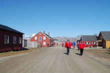 Tourists in Ny Ålesund