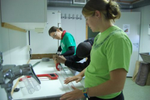 Cutting tubes for core samples