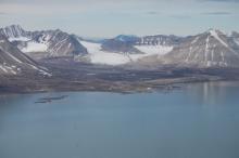 Ny Ålesund from the air