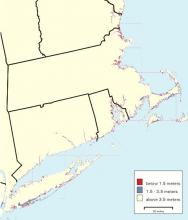 Northeast sea level rise