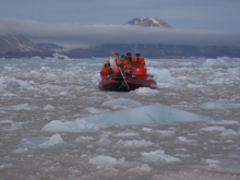 Making our way through the ice