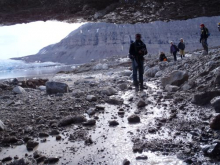 Under the glacier