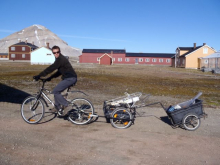 Riding to the dock