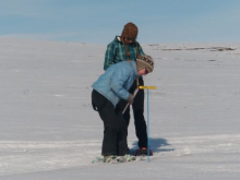 snow depth measuring