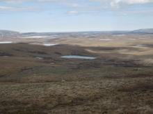 View of lakes