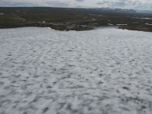 View of Toolik Lake and camp