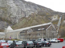 The Glomfjord glacial power station