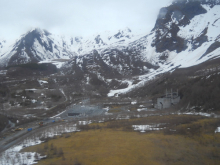 A view of the Svartisen Kraftverk glacial power station