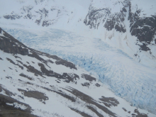 My first view of the Svartisen Glacier