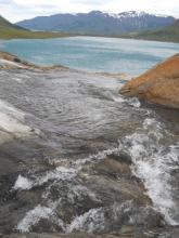 End of the road for the glacier