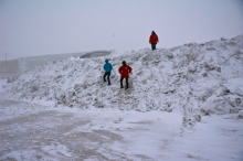 snow pile