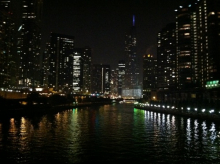 Chicago night scene