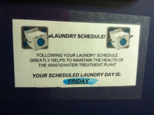 laundry sign