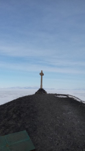 Cross at Hut Point.