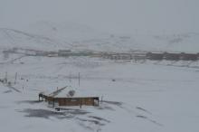 Discovery Hut with McMurdo in the background