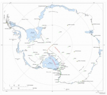 Map of Antarctica