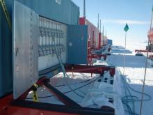 A row of containers