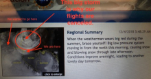 Sat map of storm