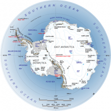 Antarctica map