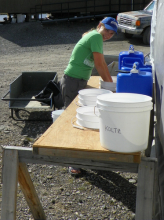 Kiki Washing Dishes