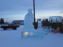 Giant Ice Polar bear.