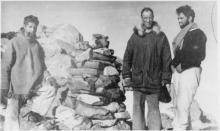 Finding Amundsen's cairn in the Queen Maud Mountains, Antarctica