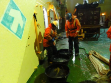 Trawling on the Southern Ocean