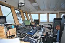 Instrument Panel on the Bridge of the R/V Laurence M. Gould