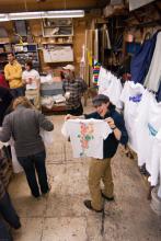 Fish Printing at Palmer Station, Antarctica