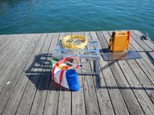 Fish Spy on the dock at Lake Michigan