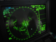 Radar Screen on the Laurence M. Gould