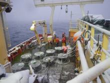 View of Fish Pots Ready to Deploy off the LMG