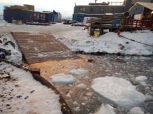 New boat ramp at Palmer Station