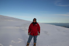 On the glacier at Palmer Station