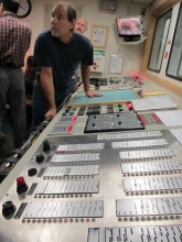 Engine Control Center of the R/V Laurence M. Goud