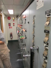 The power center on the ship is also called the switchboard