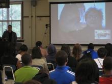 Live video conference between Palmer Station and Lindblom Math & Science Academy