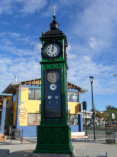 Cool big clock in Punta Arenas, Chile