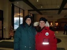 Me with Julie in Fairbanks, Alaska