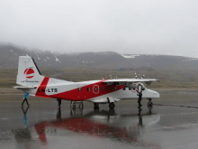 The small plane we took from Longyearbyen to Ny Alesund