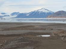 What do you call a little lake formed when partially buried ice blocks melt?