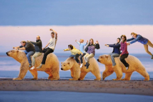 The Arctic is a really cool place.  We got to ride polar bears!  Created by Courtney Payne.