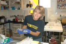 Brinker in lab