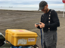 Ryan Cody loading up the ATV