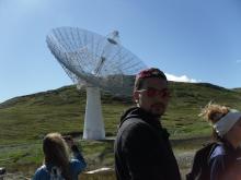 Aggu Broberg (Grl) at the Incoherent Scatter Radar facility in Kellyville