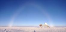 Fog Bow at Summit Station Greenland July 2012