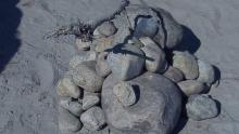 A Cairn - Student geocache landmark in Greenland