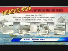 Screenshot of video title Arctic Disaster Walk