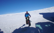 Riding a Bike at Summit Station