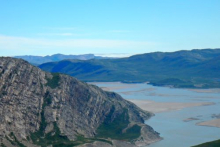 View of the River Near Kangerlussuaq